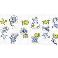 inserto-alphabet-blue-aligatator-25x50cm inserto-alphabet-blue-aligatator-25x50cm