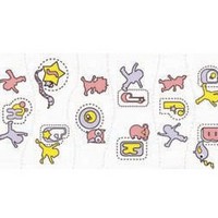 inserto-alphabet-pink-aligatator-25x50cm inserto-alphabet-pink-aligatator-25x50cm